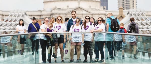 Take on the London Bridges Walk to raise funds for the hospitals