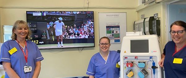 How the Patients’ Fund provided TVs to help apheresis patients